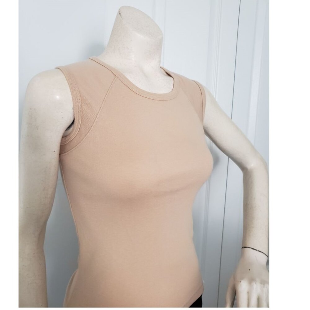 Jacob Annexe tan beige tank top sleeveless XS Cotton